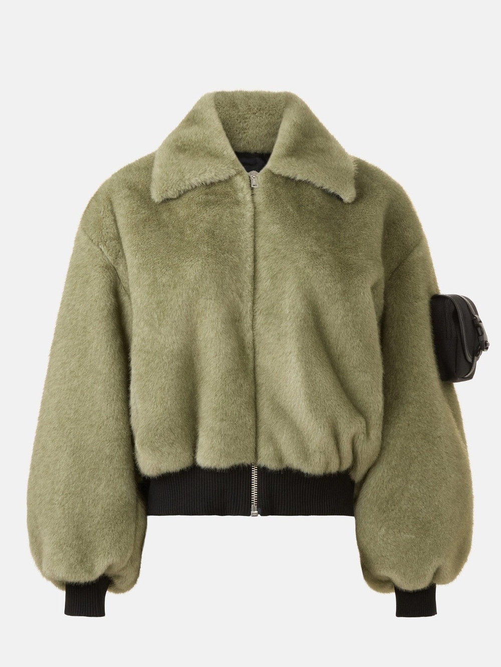 Coperni Faux Fur Bomber Jacket Size L